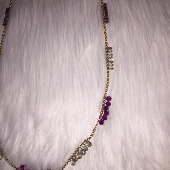 Good and purple beaded necklace - Picture 4 of 5